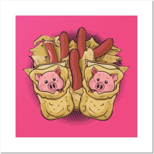 National Pigs in a Blanket Day – April Posters and Art